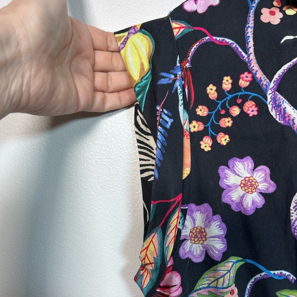 Anthropologie Maeve Floral V-Neck Dress SZ S - Picture 6 of 10